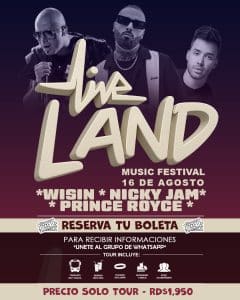 CANCELADO – Live Land Music Festival @ Estadio Quisqueya